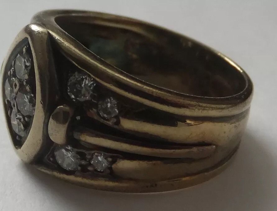 Vintage 18ct Gold Diamond Ring - Image 3 of 4