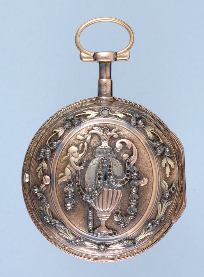 Fine Three Colour Gold French Verge Pocket Watch