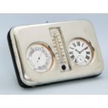 Watch and Barometer Desk Set