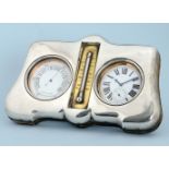 Watch, Barometer and Thermometer Desk Set