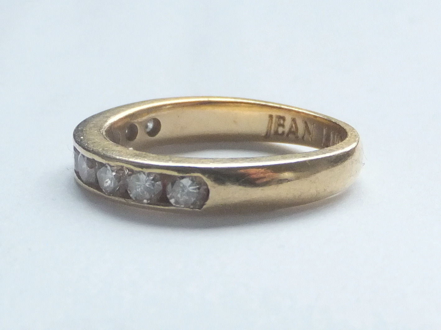 1/2ct Diamond Half Eternity Ring 18 carat Yellow Gold Band - Image 3 of 4