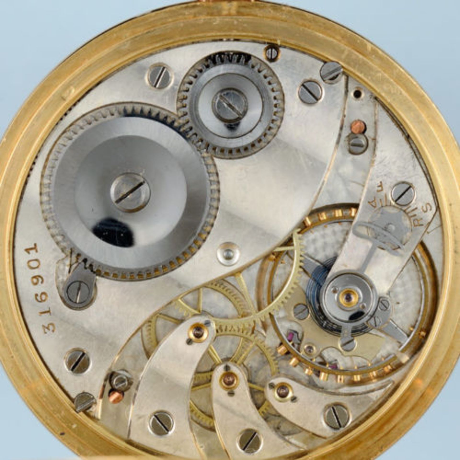 Gold Swiss Lever with Concealed Enamel Nude - Image 5 of 5
