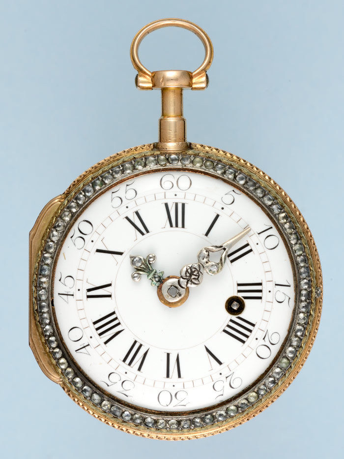 Three Colour Gold Verge Pocket Watch with Hunting Scene - Image 2 of 4