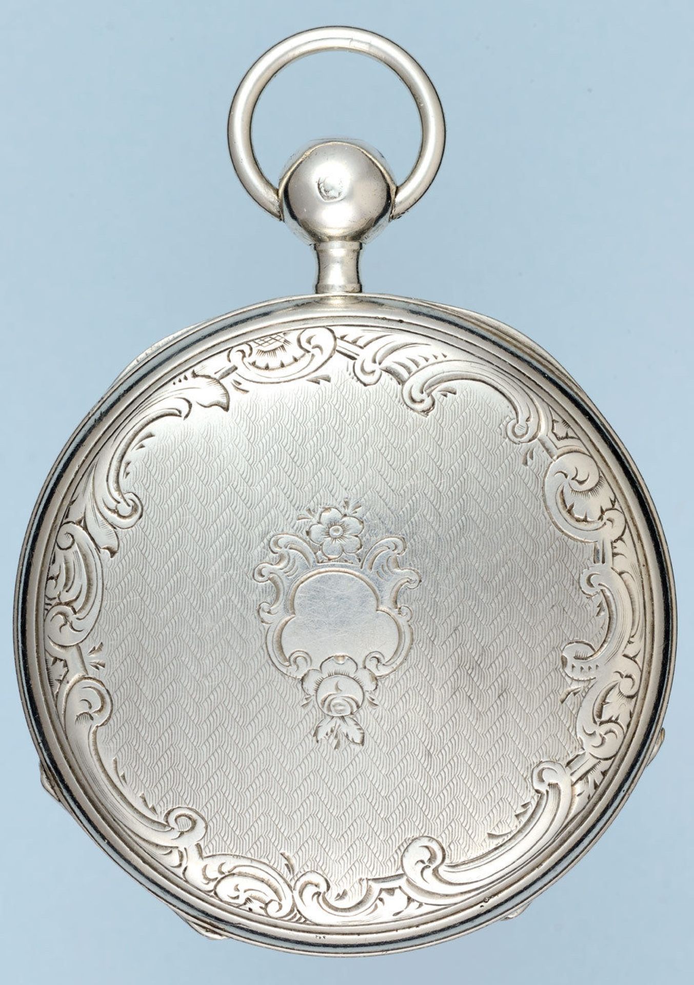 Rare Silver Virgule Repeating Pocketwatch - Image 2 of 4