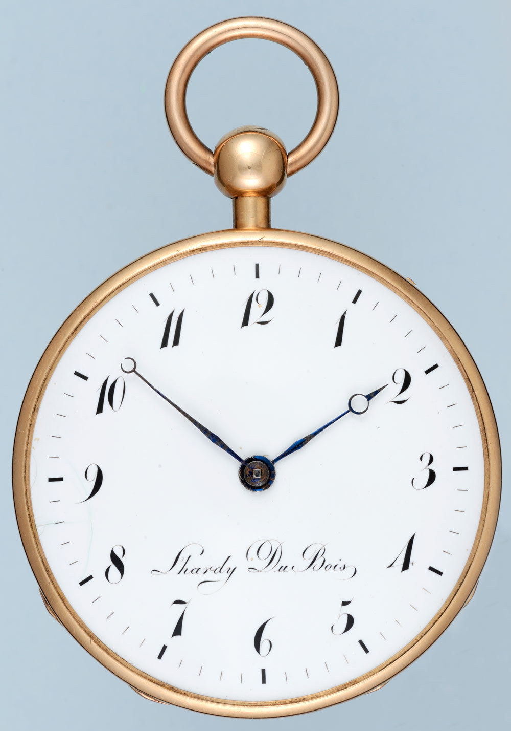 Gold Quarter Repeating Cylinder Pocket Watch