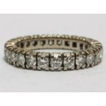 Art Deco 18ct Gold Diamond Eternity Ring