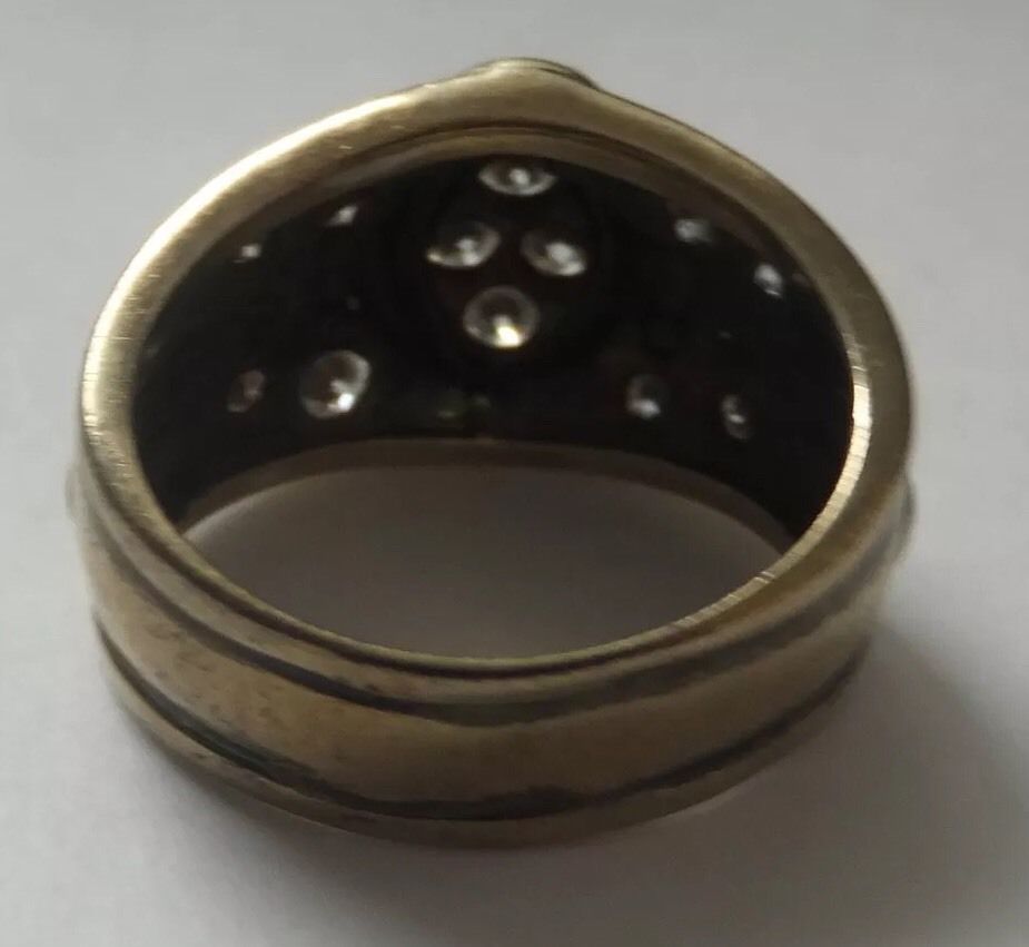 18ct Gold Princess Cut Diamond Ring Metal: Yellow G - Image 4 of 5