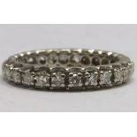 Antique 18ct Gold Diamond Full Eternity Ring