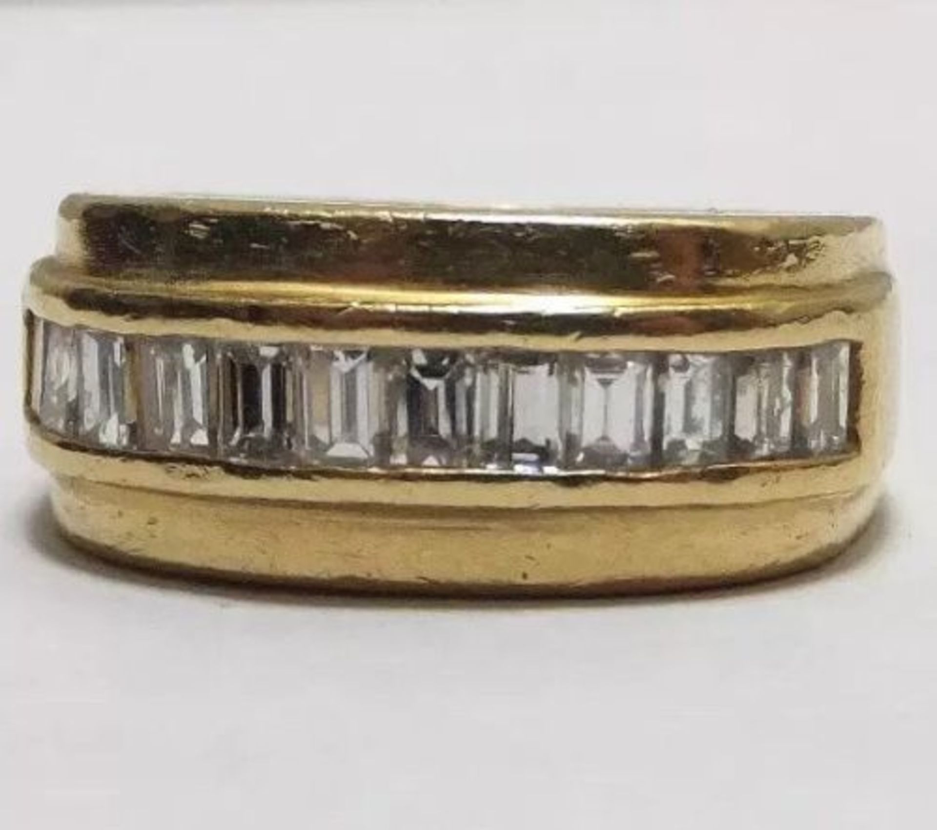 Baguette Diamond 18ct Gold Ring