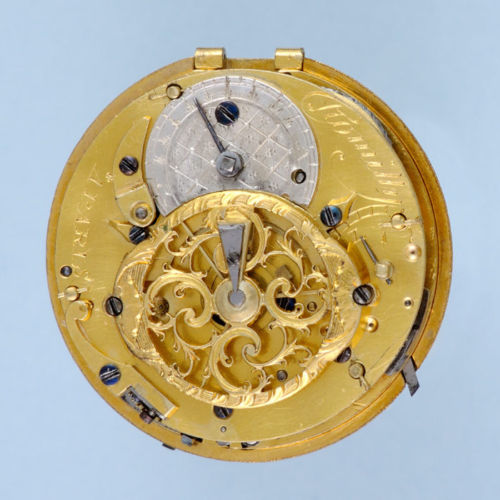 Gold and Enamel Quarter Repeating Pocket Watch - Image 2 of 3