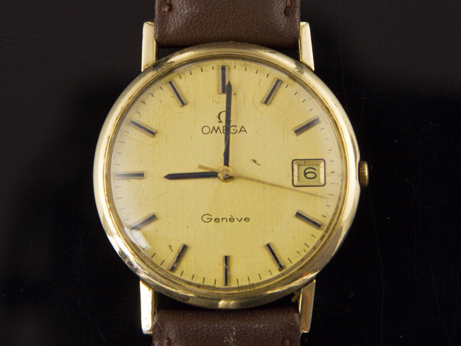 1972 9 Carat Gold Omega Geneve Mans Wristwatch - Image 2 of 5