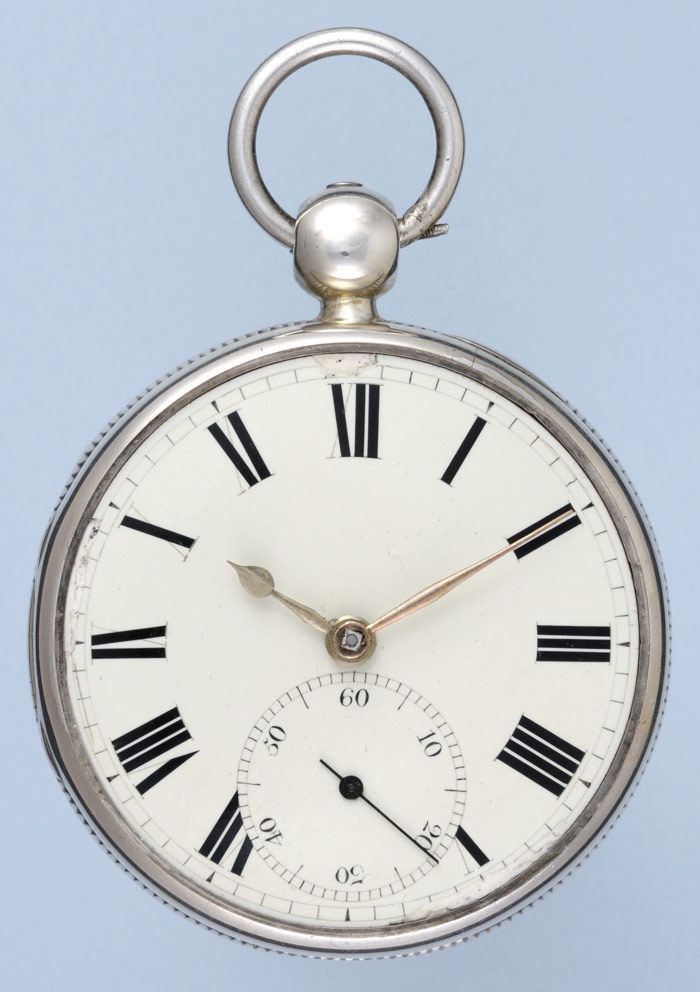 Silver Rack Lever Pocket Watch