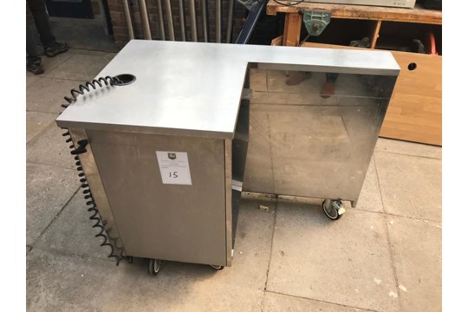 Moffat Left Hand Cash Unit Stainless Steel - NO RESERVE