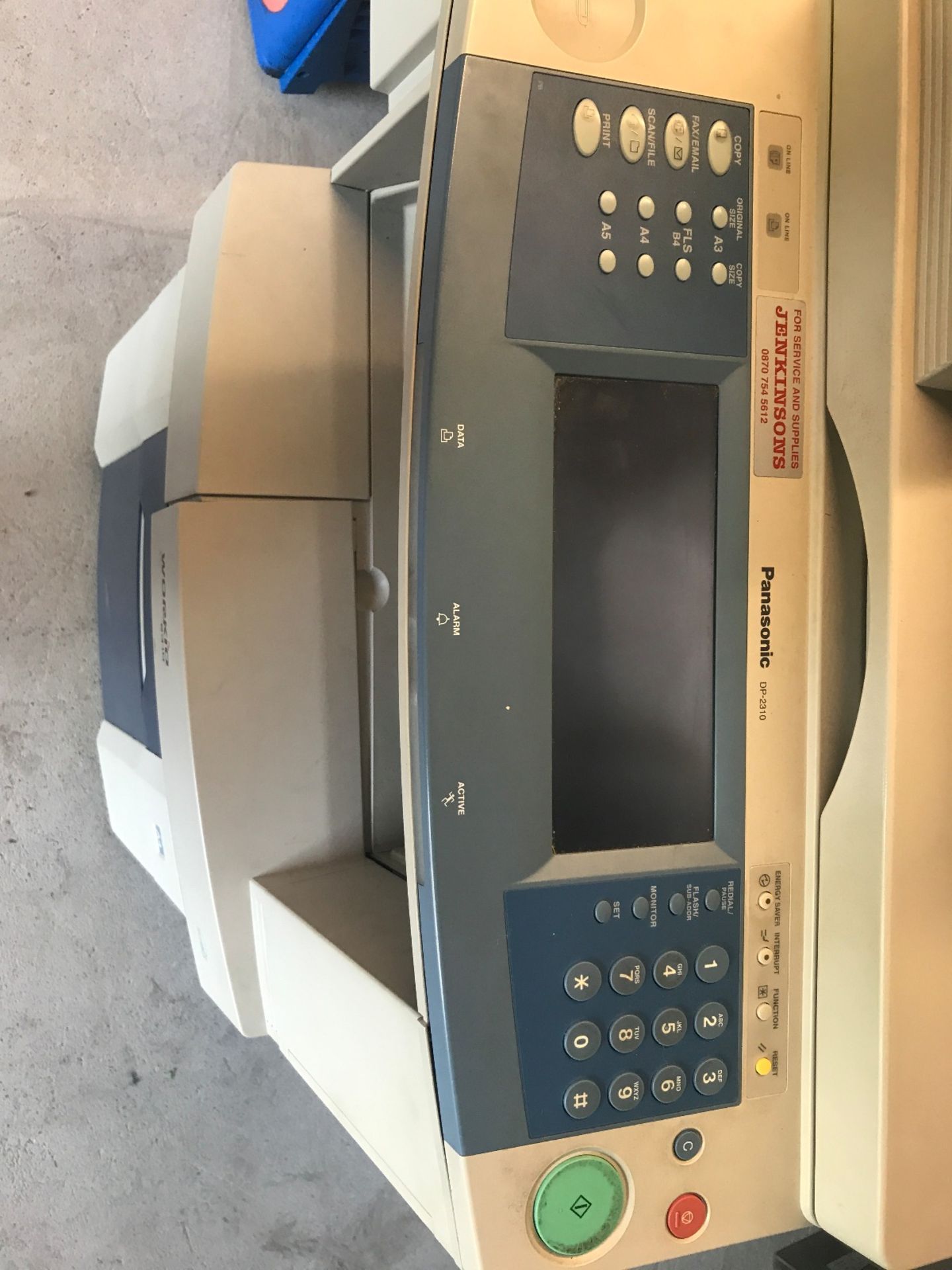 Panasonic Workio Printer Copier - NO RESERVE - Image 2 of 3