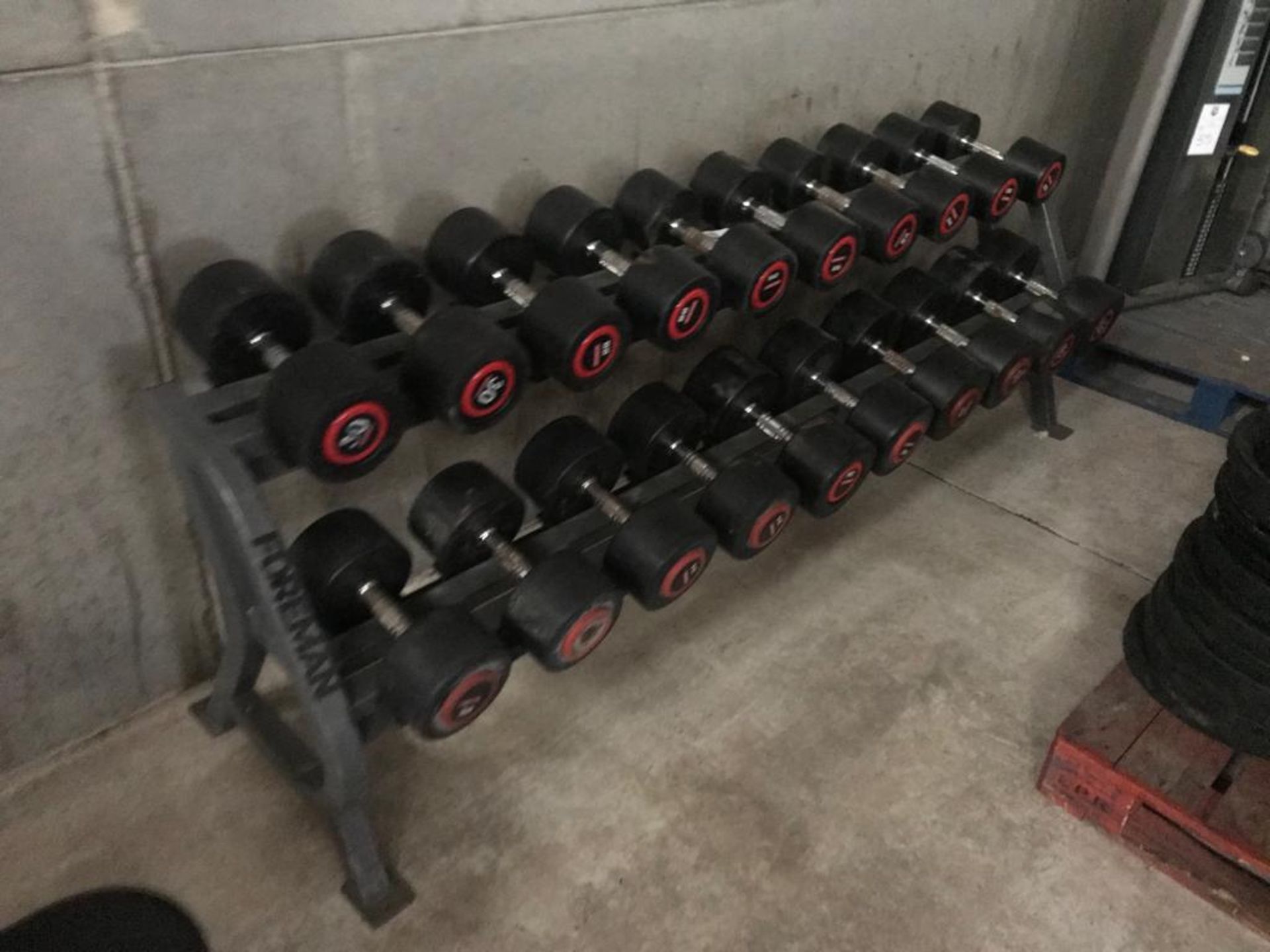 Escape 2 Tier Dumbbell Rack And Free Weights 22 to 40KG