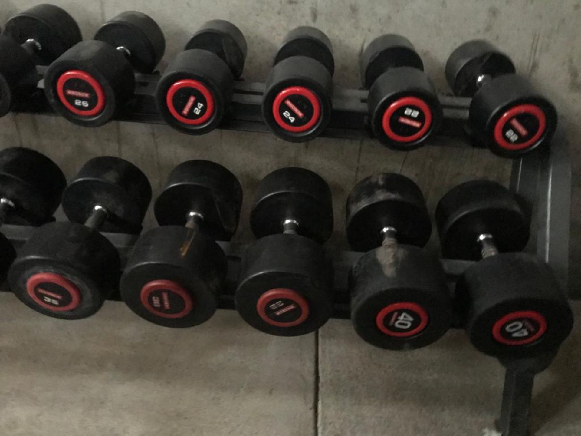 Escape 2 Tier Dumbbell Rack And Free Weights 22 to 40KG - Image 3 of 3
