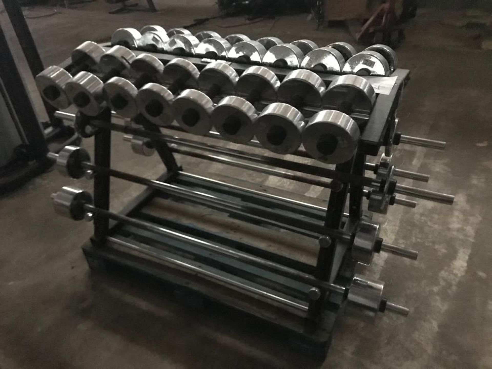 Chrome Free Weights And Dumbells - Image 4 of 4