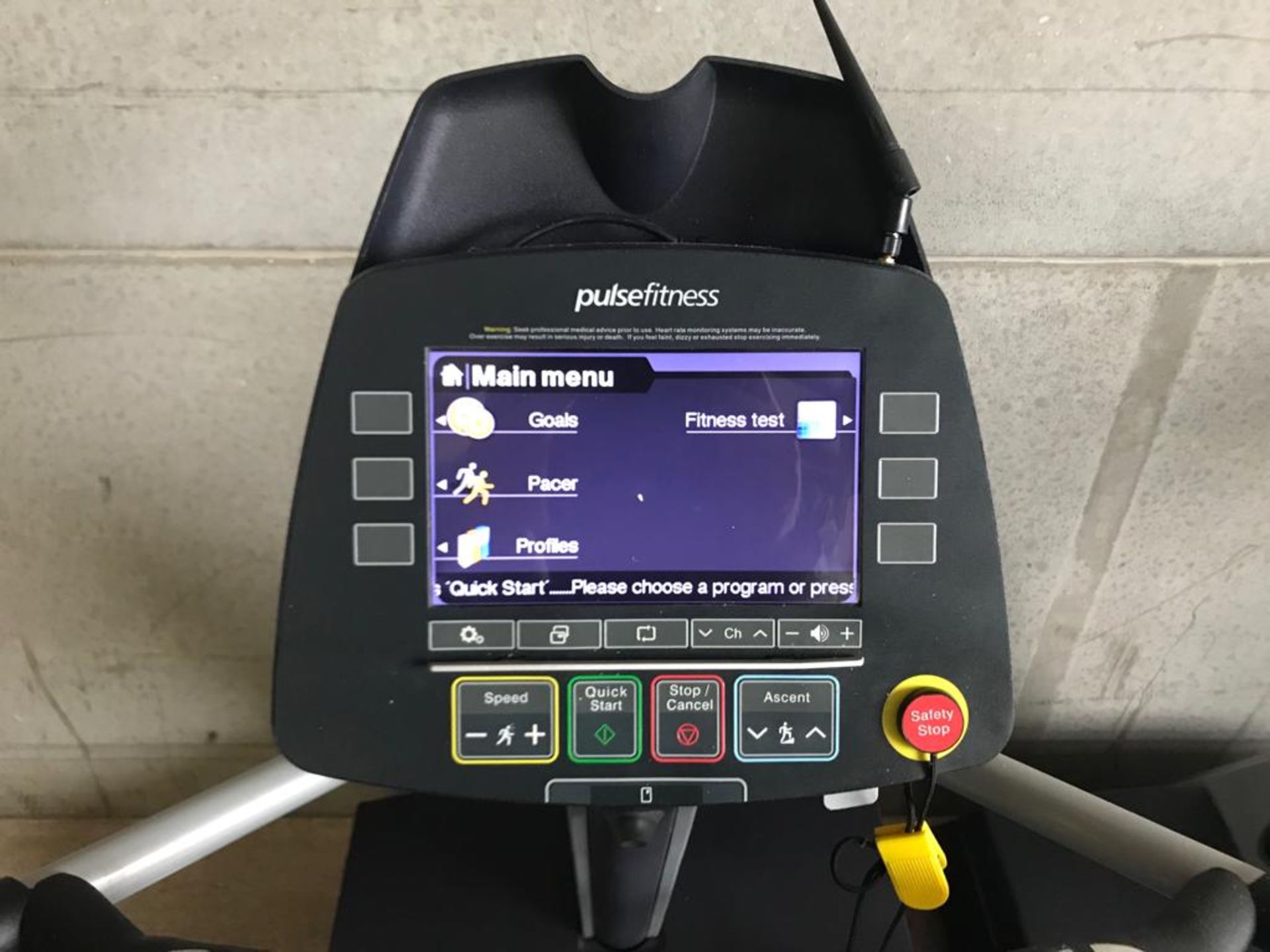 Pulse Fitness Running Machine - Image 2 of 4