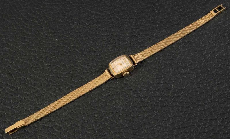 CITO - Damenarmbanduhr, Gehäuse & Armband in 585er Gelbgold. Werk läuft an. Mitte 20. Jhd. Werk - Image 3 of 7