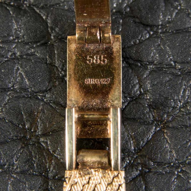 CITO - Damenarmbanduhr, Gehäuse & Armband in 585er Gelbgold. Werk läuft an. Mitte 20. Jhd. Werk - Image 7 of 7
