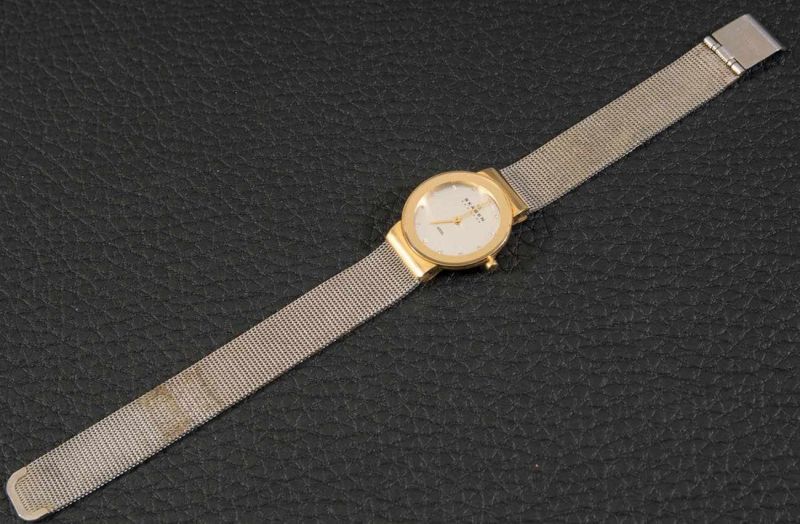 3 verschiedene Damenarmbanduhren Stahl & Stahl vergoldet, 3 x Quartz. 1 x Skagen & 2 x JUNGHANS, - Image 3 of 17