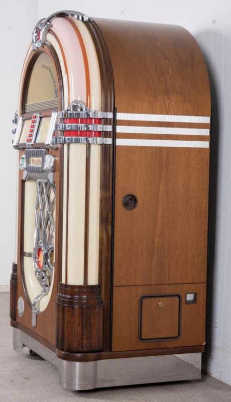 "WURLITZER JUKE BOX" Model: "One More Time - 1015-CD, Design Paul Fuller" - für 50 CD´s, um 1990. - Image 8 of 30