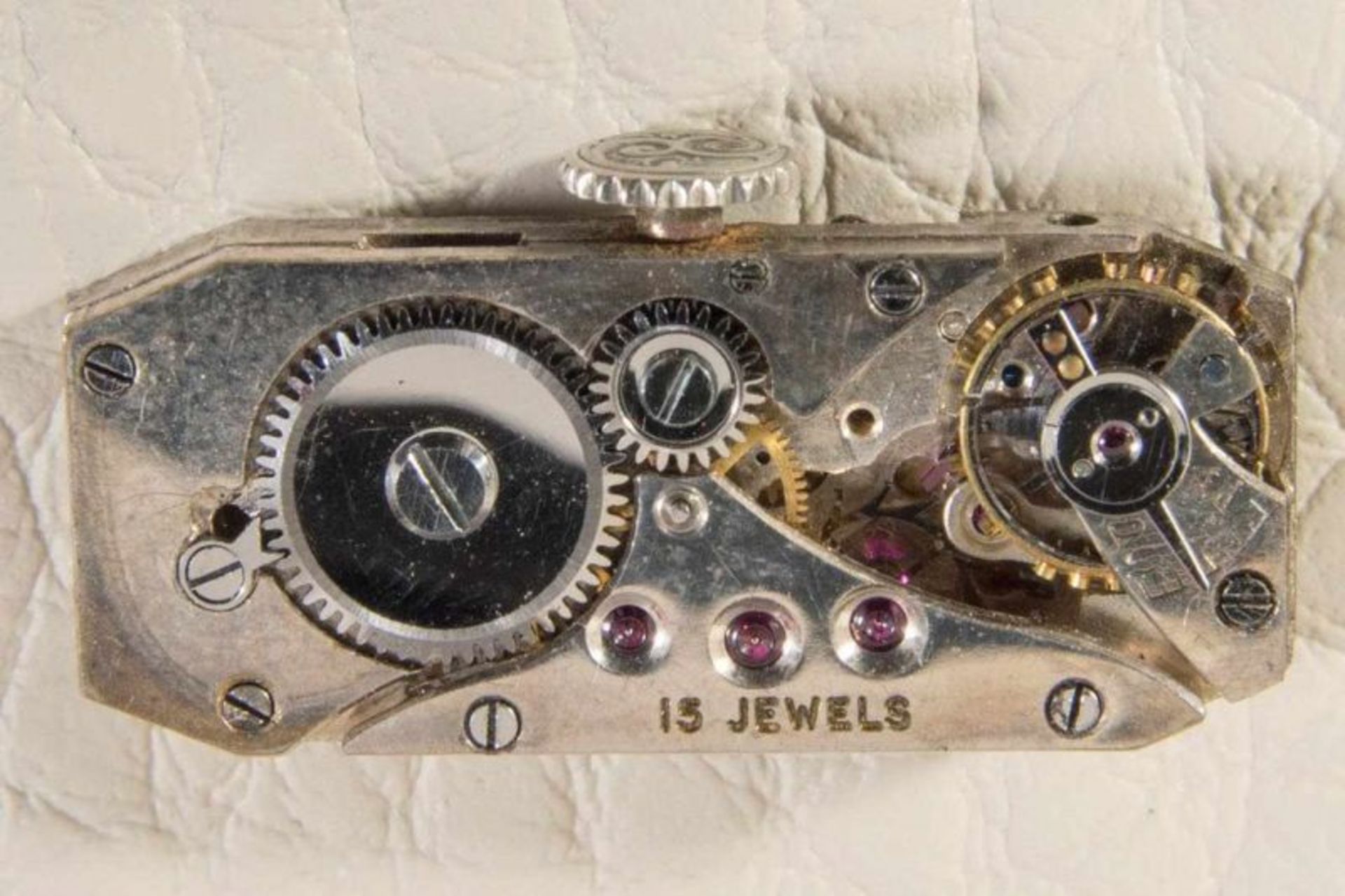 Damenarmbanduhr der Marke "C. Buckerer - Lucerke - Swiss" in 585er Weißgold. Werk läuft an, nicht - Image 5 of 6