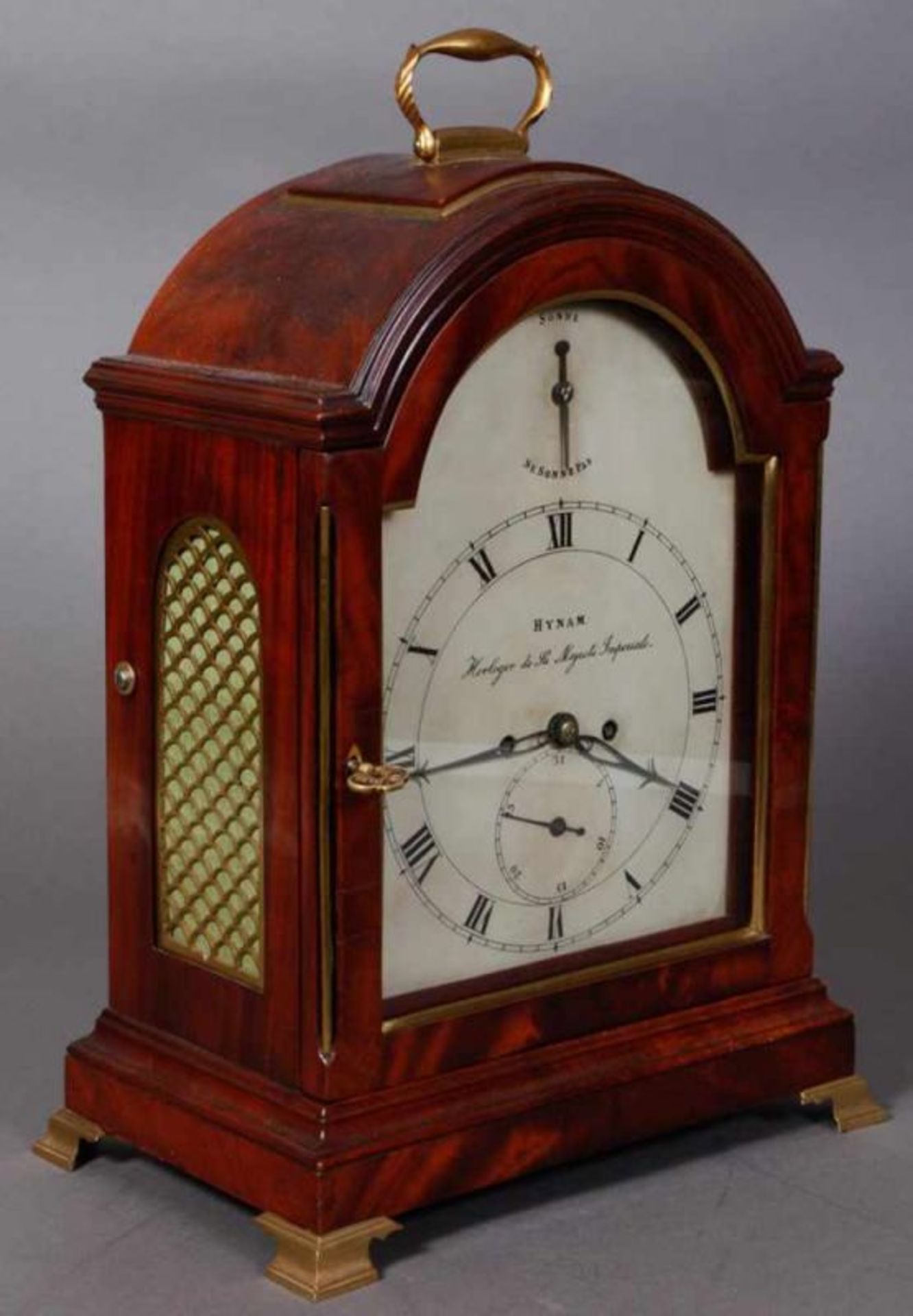 Bracket-Clock des ROBERT HYNAM (England 1735 oder ´37 - 1817 Sankt Petersburg). Er war als Uhrmacher - Image 11 of 16