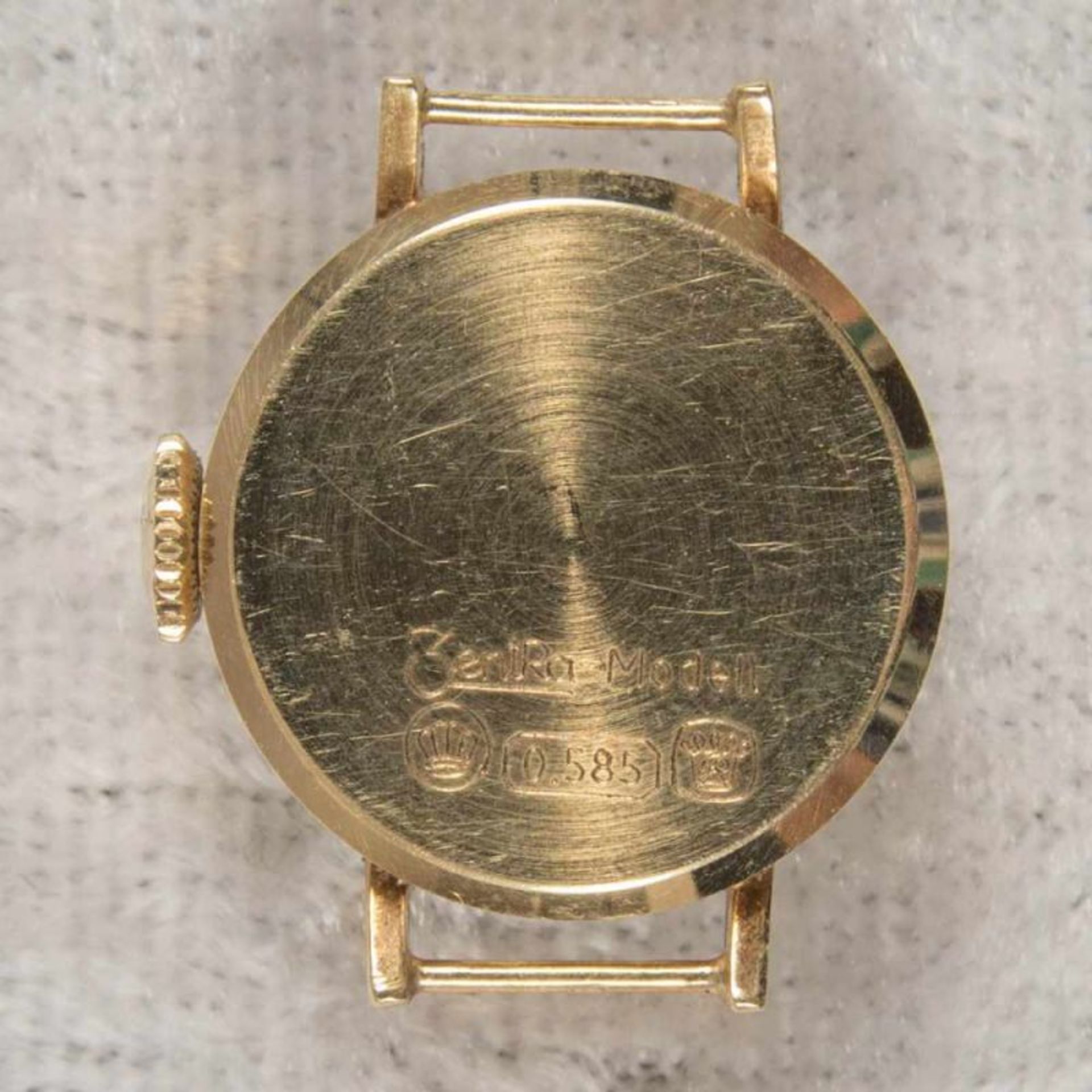 2 x Zentra Damenarmbanduhr, 585er Gelbgold, zusammen ca. 30 gr. (brutto). - Bild 6 aus 14