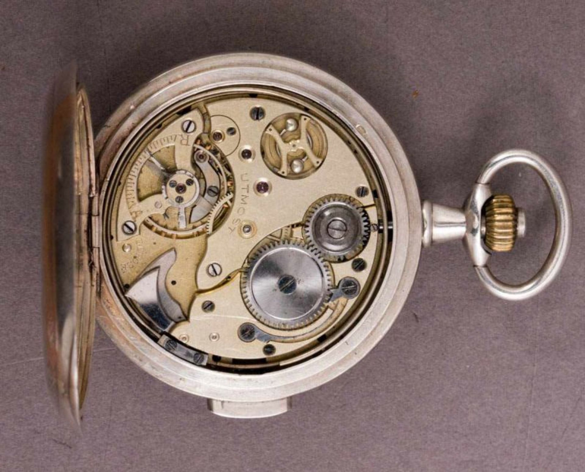 Silberne Repetitions-Savonette Herrentaschenuhr mit Viertelstundenschlagwerk. 84 Zolotnik/875er - Bild 11 aus 17