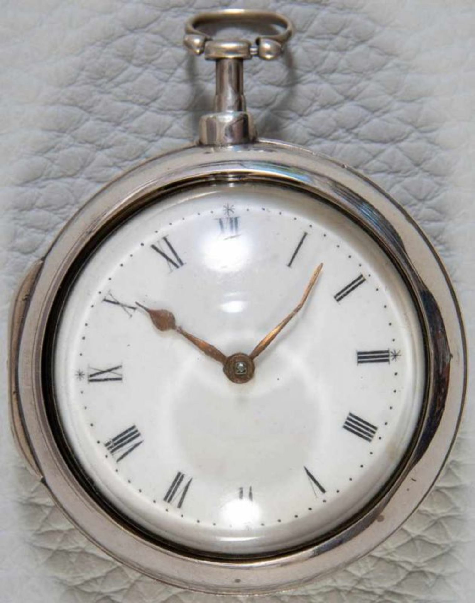 "A. COTWOOD - LONDON". Antike, englische Spindeltaschenuhr, 19. Jhd., prächtig gravierte Platine - Bild 10 aus 10