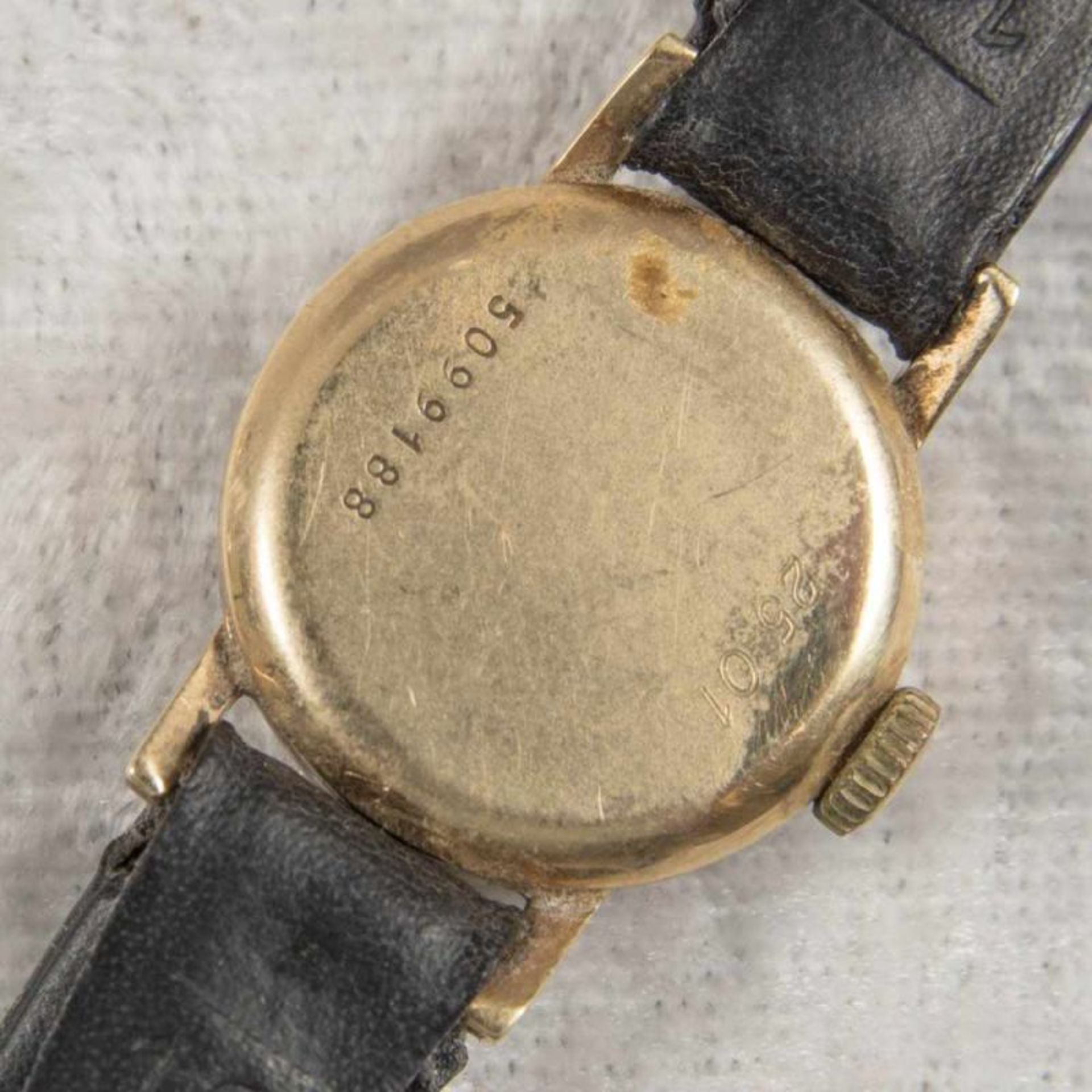 "ETERNA"-Damenarmbanduhr. 585er Gelbgoldgehäuse.Werk nicht auf Vollständigkeit und Funktion geprüft. - Bild 6 aus 7