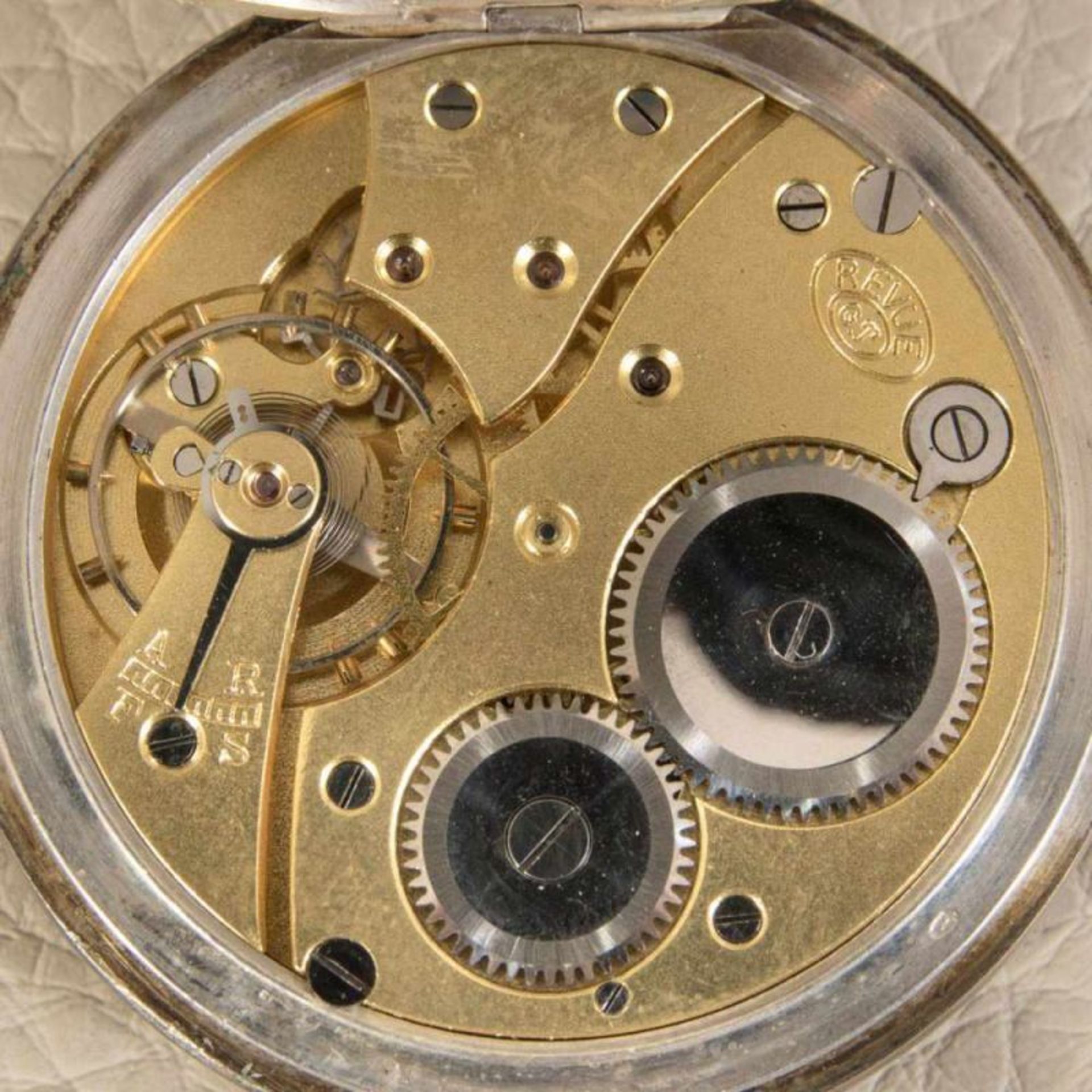 2 alte/antike Taschenuhren, Silber, 1 x bez.: "Hermann Krüsken - Aachen." Werke nicht auf - Bild 5 aus 17
