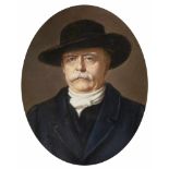 PORTRÄT FÜRST OTTO VON BISMARCK (1815 - 1898) Nach einem Gemälde von Franz von Lenbach