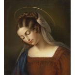 ELLENRIEDER, MARIA (ANNA M.) 1791 Konstanz - 1863 ebenda, zugeschrieben Madonna Öl auf Lwd. 64 x