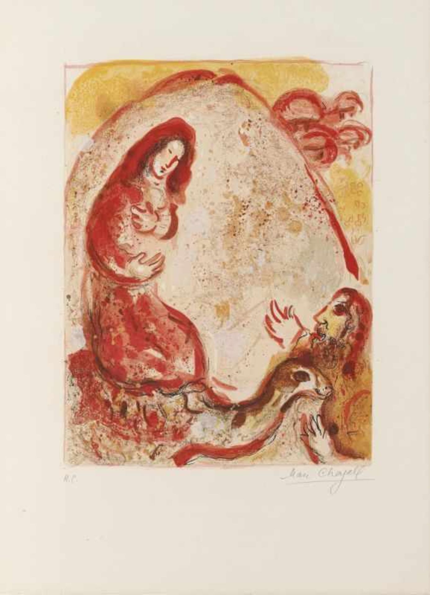 Chagall, Marc 1887 Witebsk - 1985 St. Paul de Vence Dessins pour la Bible (Illustrationen für die