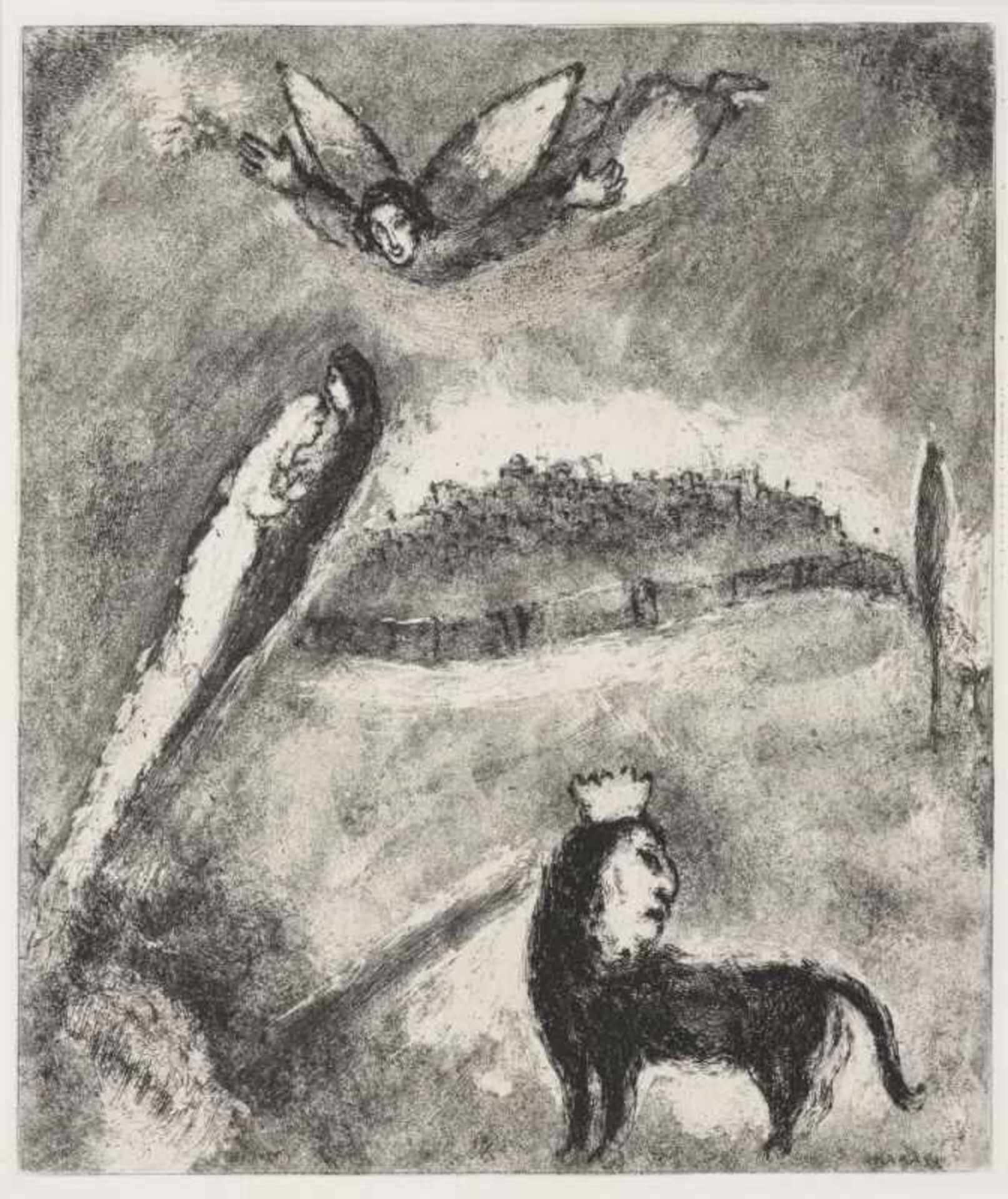 Chagall, Marc 1887 Witebsk - 1985 St. Paul de Vence Bible. 1956 Tériade Editeur, Paris. 2 Bände - Bild 3 aus 16