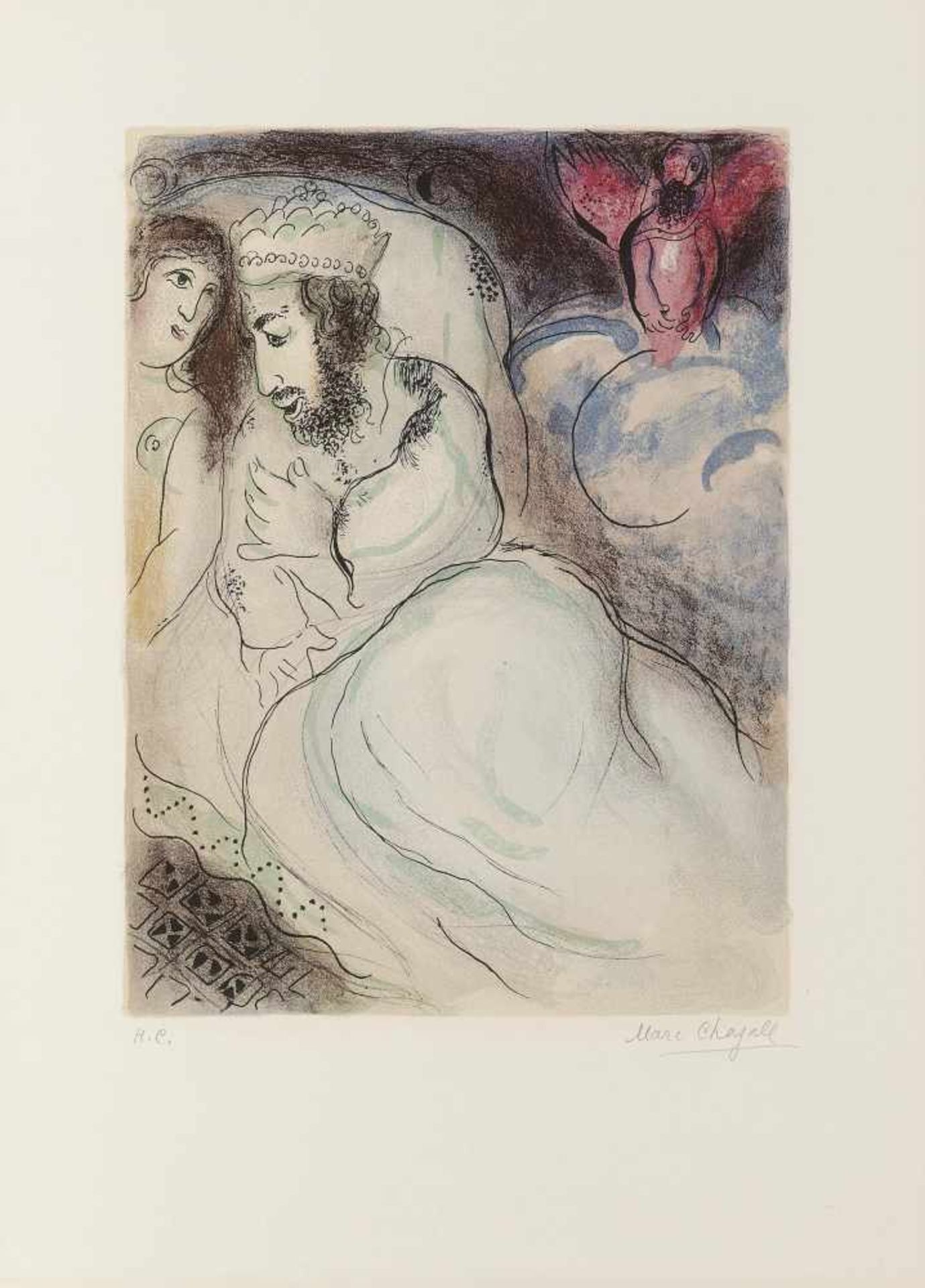 Chagall, Marc 1887 Witebsk - 1985 St. Paul de Vence Dessins pour la Bible (Illustrationen für die - Bild 5 aus 5
