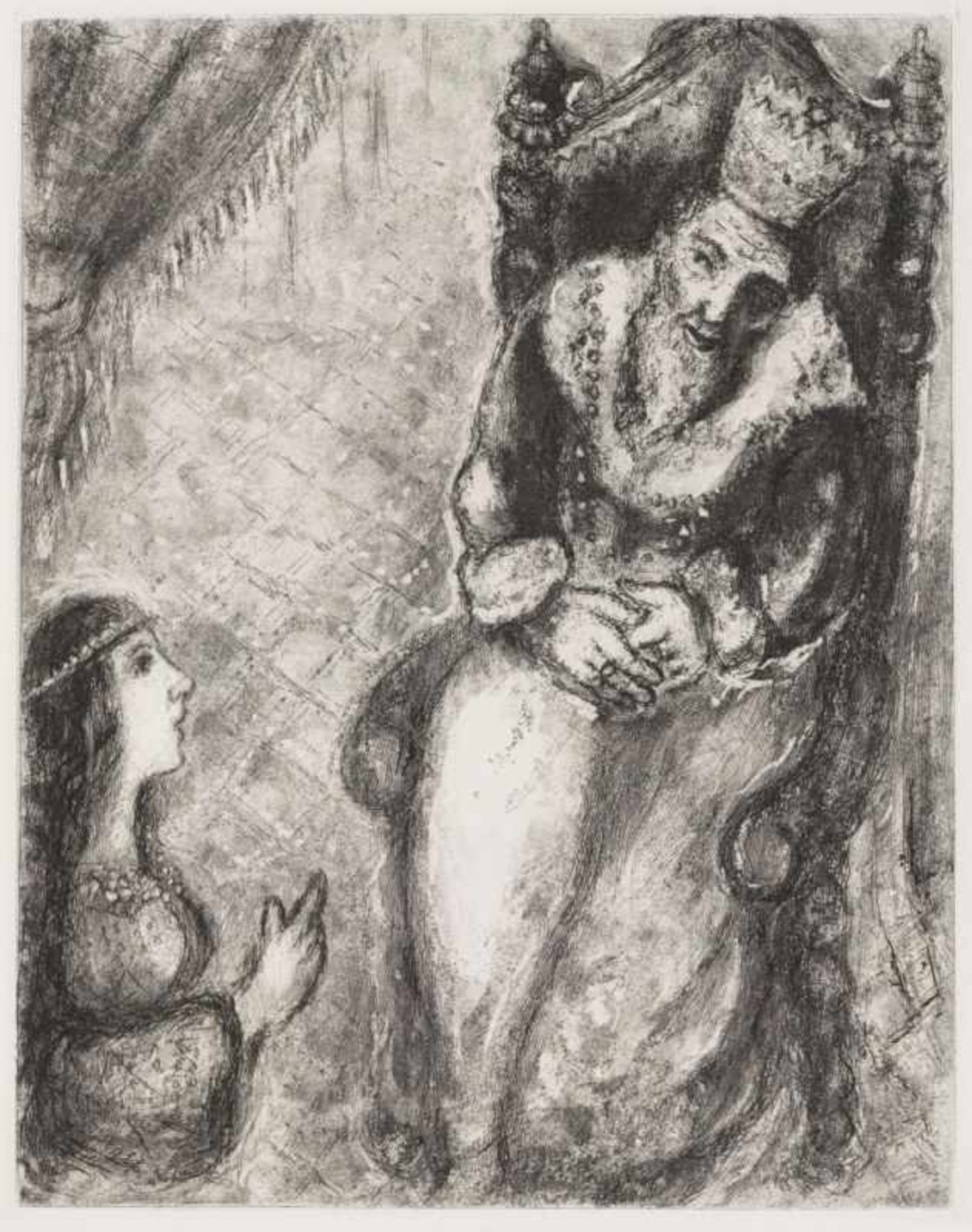 Chagall, Marc 1887 Witebsk - 1985 St. Paul de Vence Bible. 1956 Tériade Editeur, Paris. 2 Bände - Bild 12 aus 16