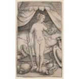 Solis d. Ä., Virgilius 1514 Nürnberg - 1562 ebenda Judith mit dem Haupt des Holofernes In der Platte
