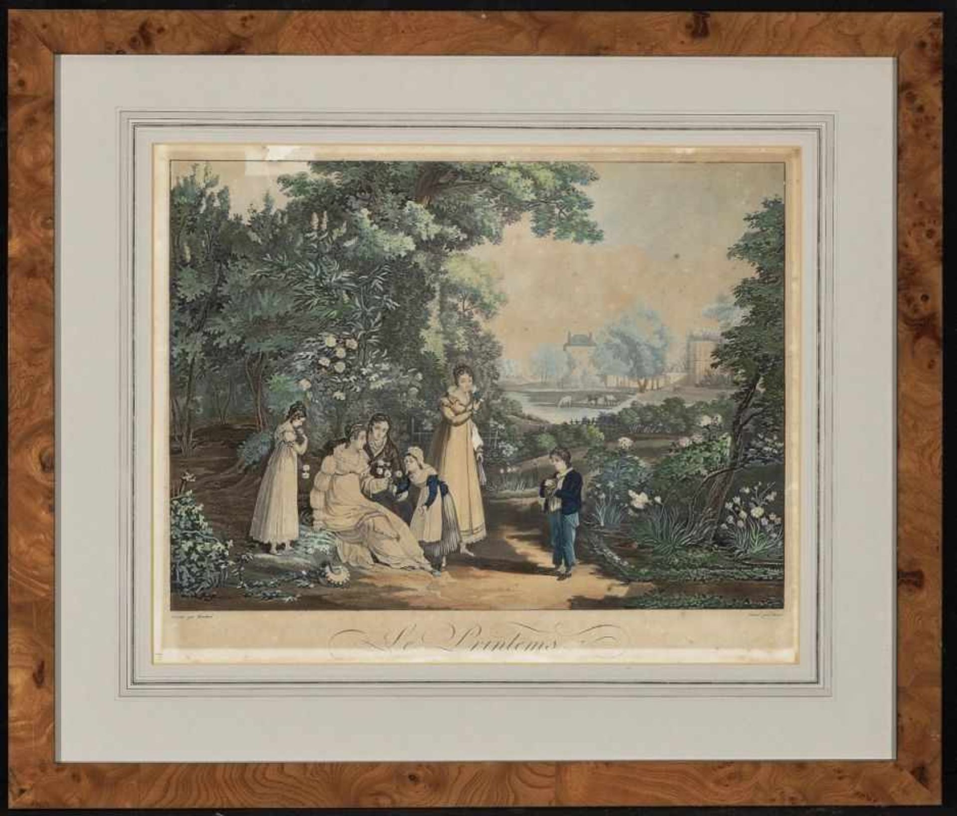 Jazet, Jean-Pierre Marie1788 Paris - 1871 ebendaLe Printemps - L'Été - L'Automne - L'HiverVier - Bild 5 aus 8