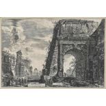 Piranesi, Giovanni Battista1720 Mogliano - 1778 RomVeduta dell'Arco di Tito - Vue des restes du