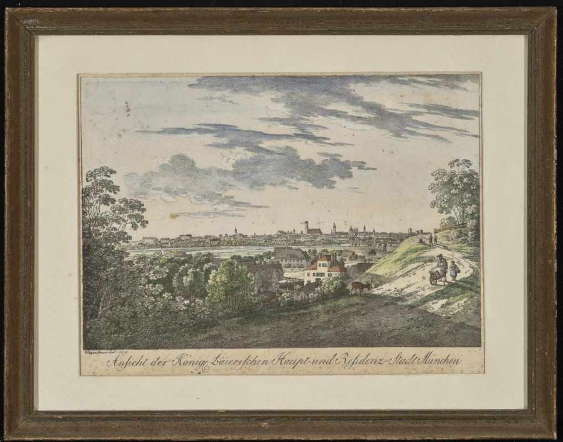 Wagenbauer, Max Joseph1775 Grafing - 1829 München"Ansicht der Königl. Baierischen Haupt- und - Bild 2 aus 2