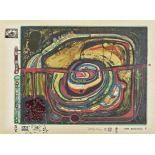 Hundertwasser, Friedensreich('Fritz Stowasser')1928 Wien - 2000 Queen Elizabeth 2, Pazifischer