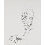 Kokoschka, Oskar1886 Pöchlarn - 1980 MontreuxSelbstporträt aus "Comenius - Figuren und Szenen des