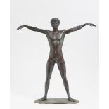 Breker, Arno1900 Elberfeld - 1990 DüsseldorfJunges Europa. Der Schwimmer Walter Kusch. 1976Bronze,