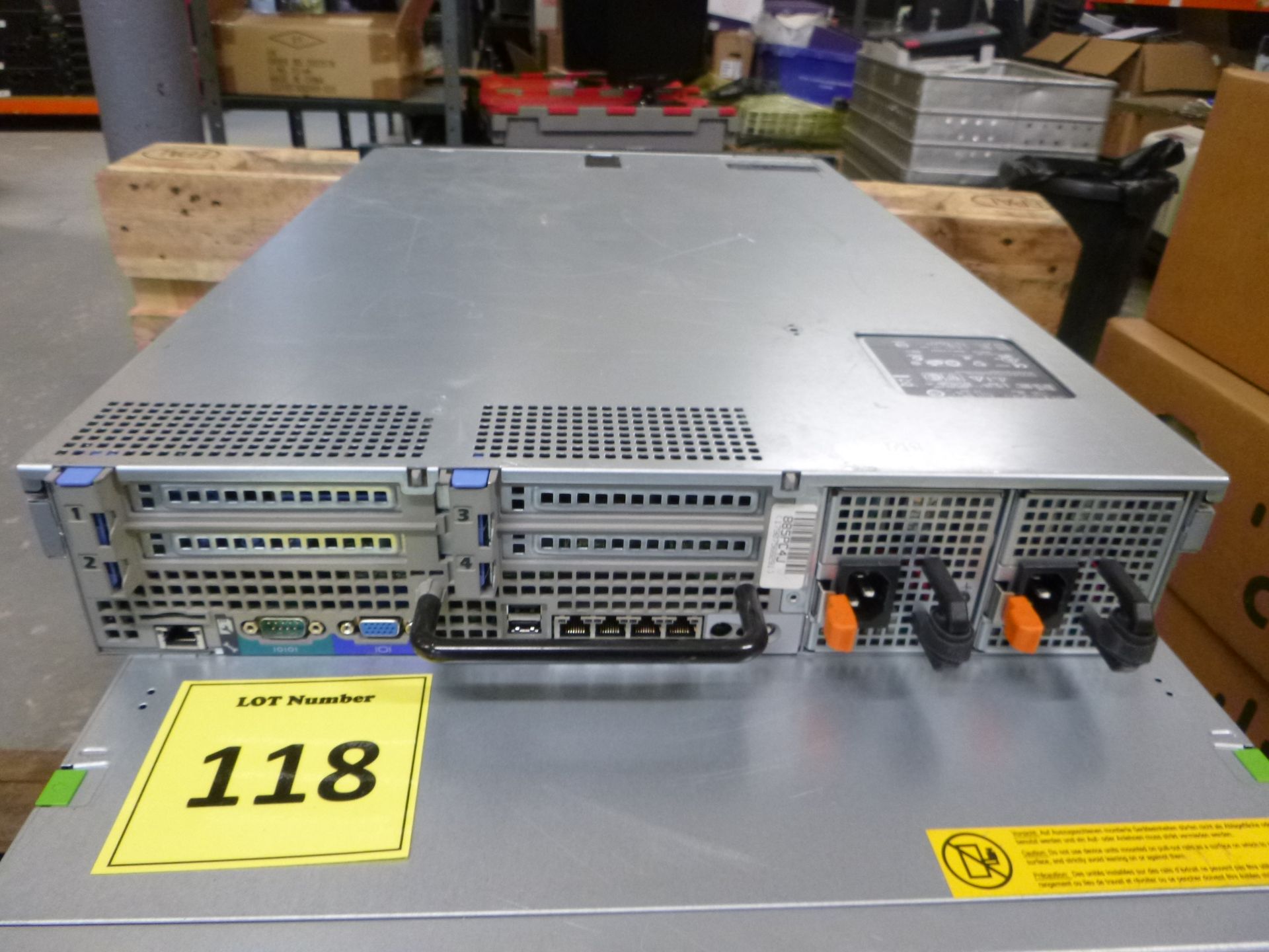 DELL POWEREDGE R710 2U RACKMOUNT FILESERVER, 2 X QUAD CORE 2.66GHZ (E5550), 16GB RAM, 2 X 73GB & 4 X