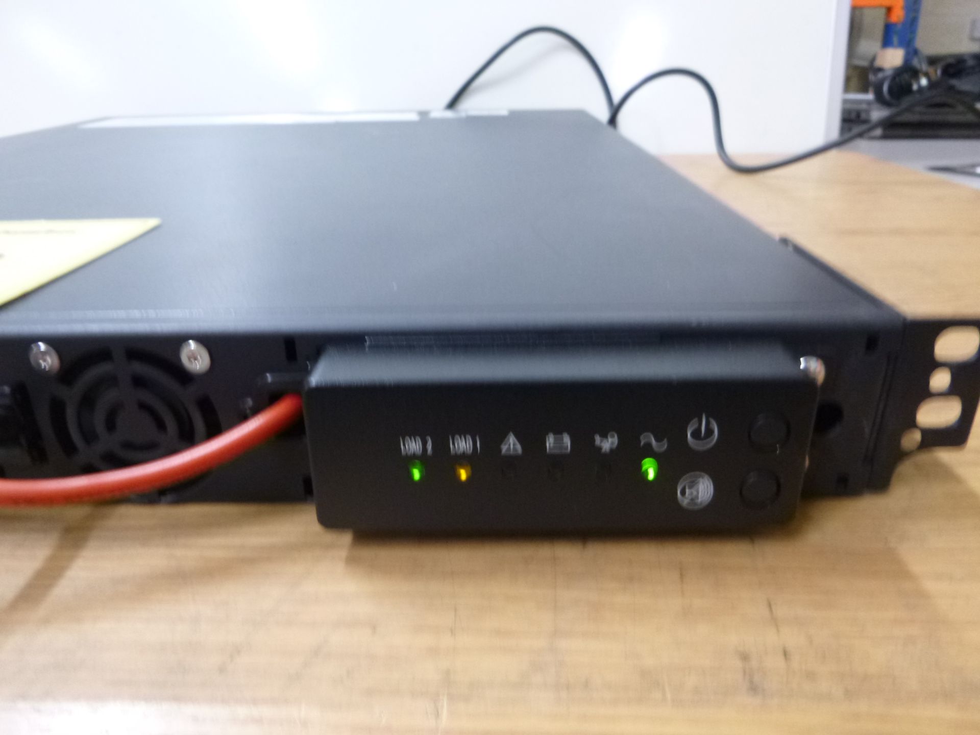 IBM RACKMOUNT UPS. MODEL 2145UPS-1U FRONT COVER MISSING - Image 2 of 3