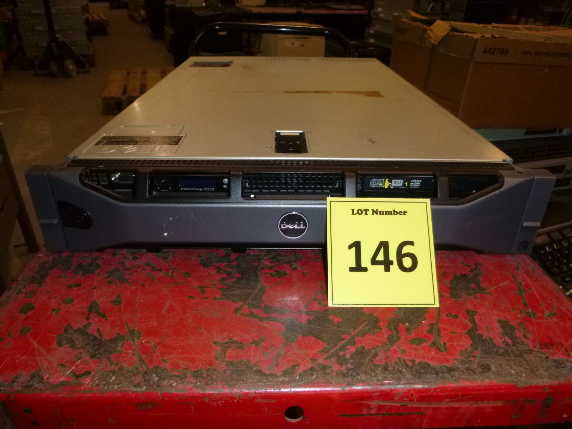 DELL POWEREDGE R710 2U RACKMOUNT FILE SERVER. 2 X QUAD CORE 2.53GHZ PROCESSORS (E5540). 24GB RAM, 2