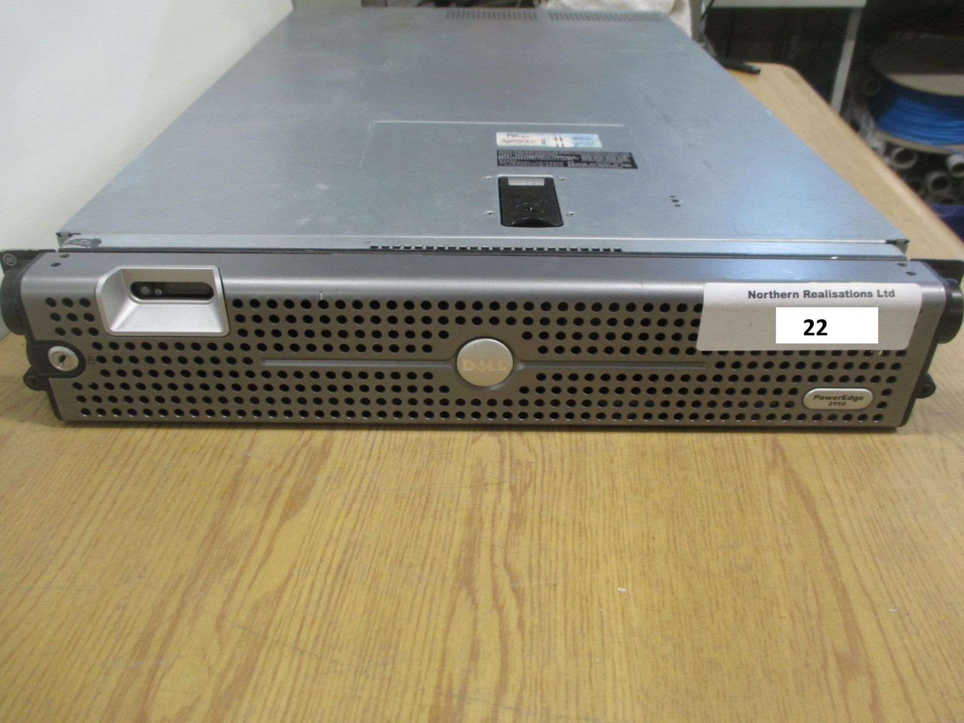 DELL POWEREDGE 2950 2U RACKMOUNT FILE SERVER. 2 X QUAD CORE 2.5GHZ (E5420), 8GB RAM, 2 X 73GB & 3